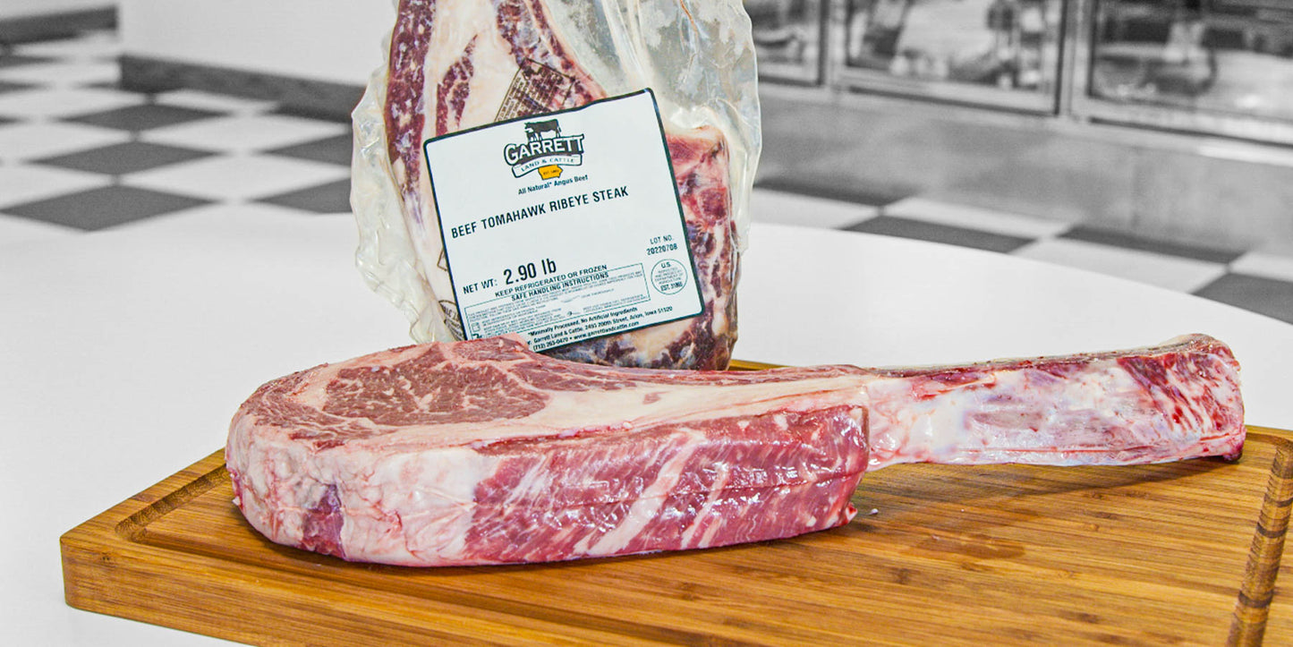 Ribeye Tomahawk Bundle + 5 lbs of Free Ground Beef