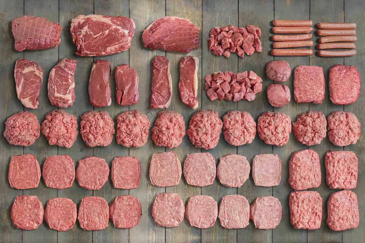 Beef 4 Whole Beef Package (420 lbs average) – Garrett Land & Cattle Beef
