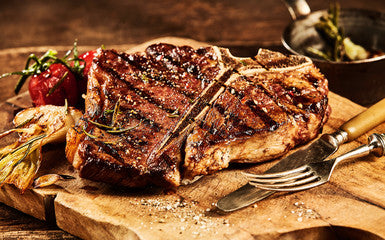T-Bone Steak Bundle + 5 lbs of Free Ground Beef (**Free Local Delivery)